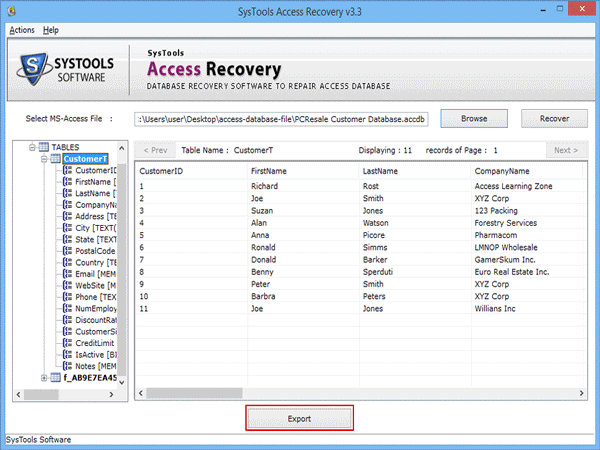 Previes Windows for validation