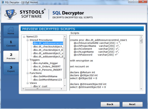 Select SQL LDF File
