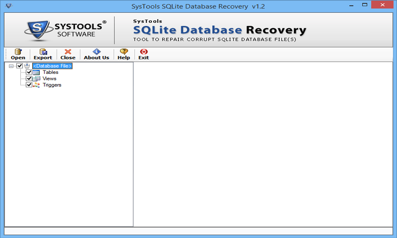 Launch Sqlite Recovery Software