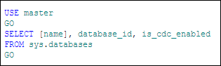 Enable CDC on Database