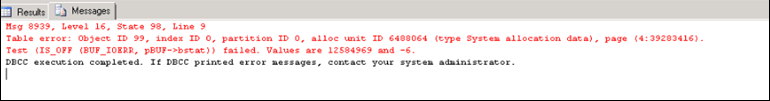 SQL Error 8939