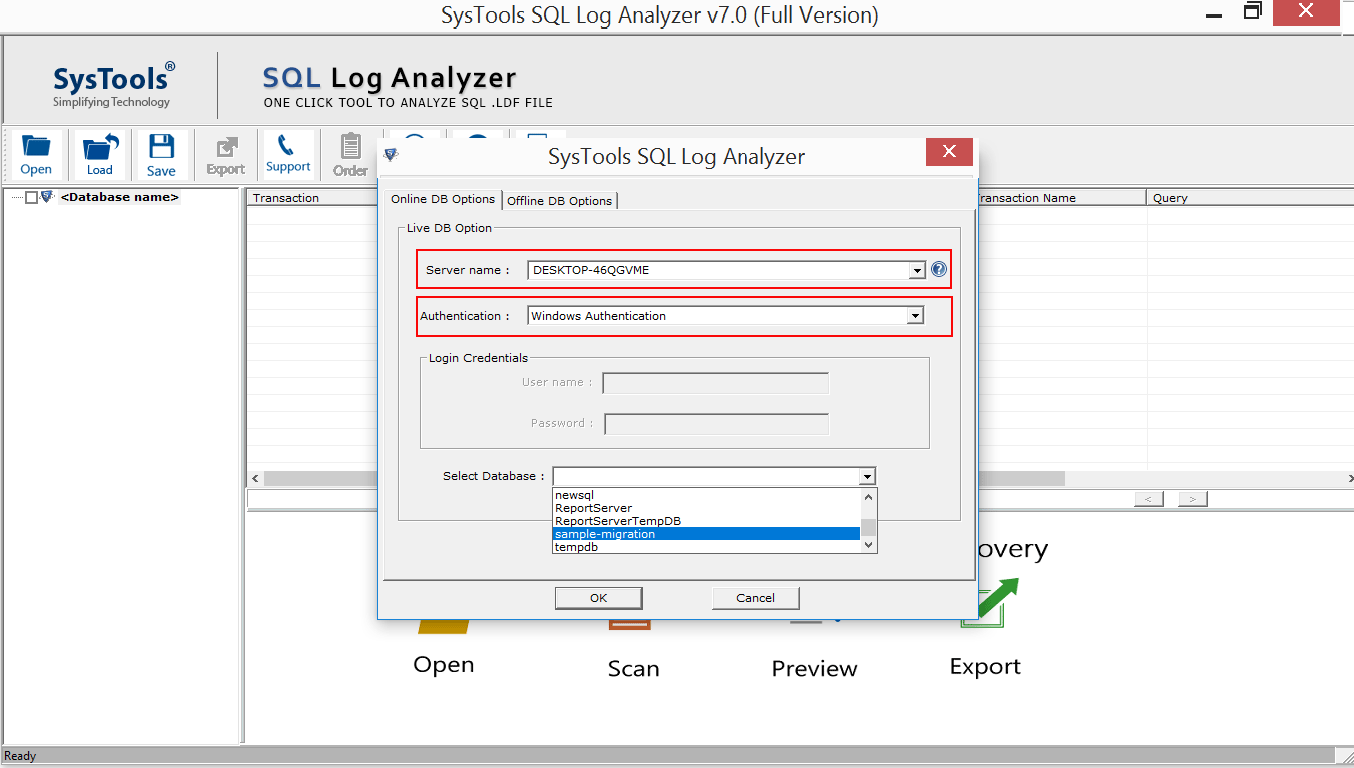 Load Log File