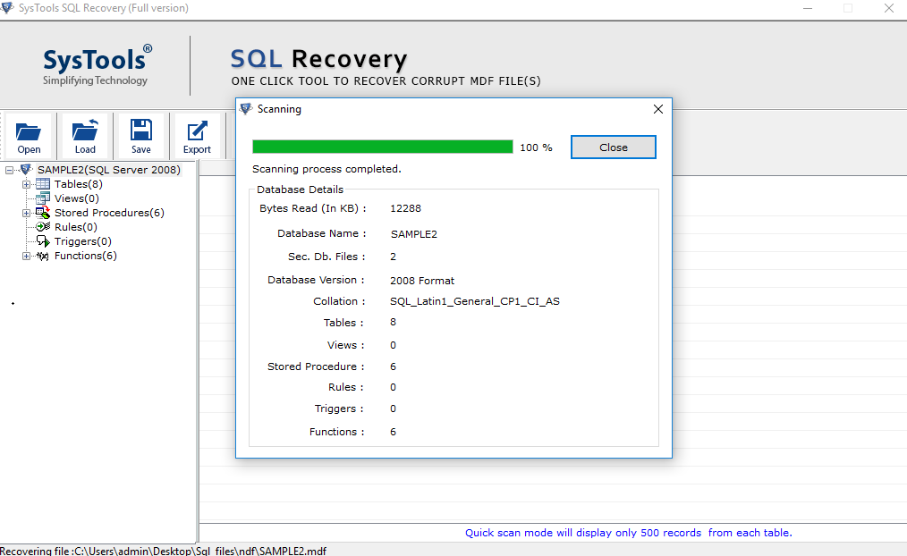 Scanning Process