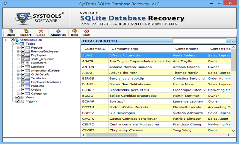 Preview Database Items